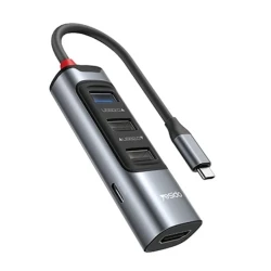 USB хаб Yesido HB22 hub type c 5in1