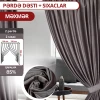 Pərdə PA-1010300, 300х295 sm, məxmər, qəhvəyi