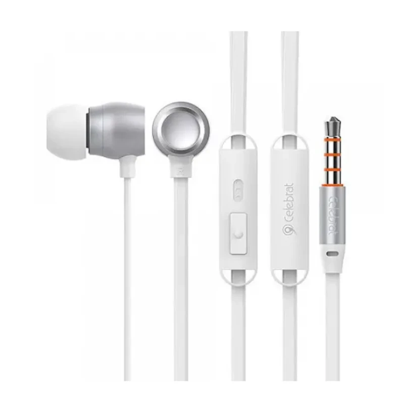 Проводные наушники Celebrat G10 Silver