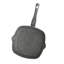 Сковородка-гриль Biol Granite Grey 26144P, 26 см, Алюминий, Серый