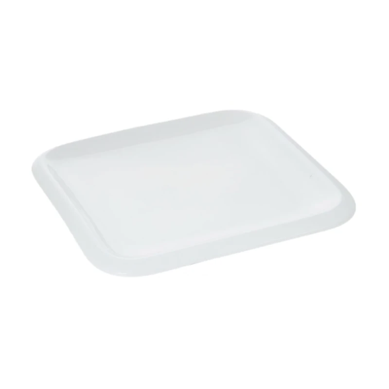 Тарелка Wilmax WL-991228/A квадрат, 25.5 см, фарфор, белый