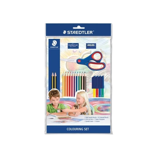 Школьный набор Staedtler Noris Malset Colouring Set, 19 предметов Школьный набор Staedtler Noris Malset Colouring Set, 19 предметов