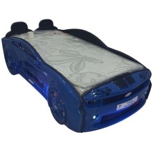 Çarpayı FULL 3D Chevrolet Camaro, 100x190 sm, göy