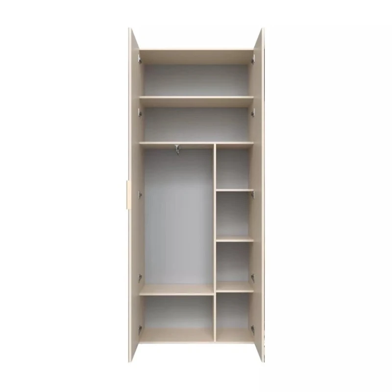 Шкаф Art Mebel Art-100-24, ЛДСП, кремовый, 50x100x210 см