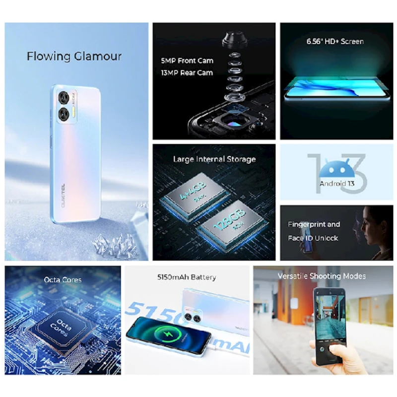 Смартфон Oukitel C36 4GB/128GB Light Blue (6931940773706) Смартфон Oukitel C36 4GB/128GB Light Blue (6931940773706)