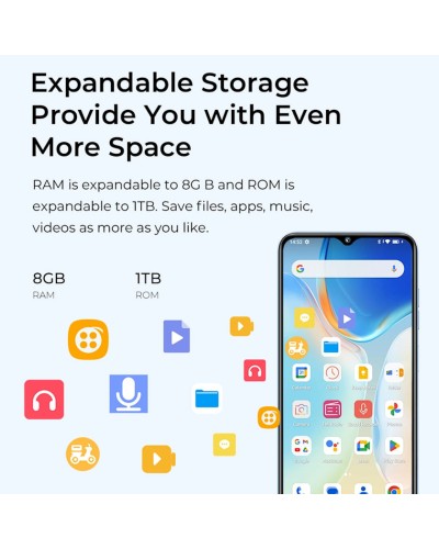 Smartfon Oukitel C36 4GB/128GB Light Blue (6931940773706)