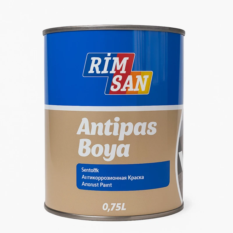 Антикоррозионная краска Rim San, черная, 0.75 л Антикоррозионная краска Rim San, черная, 0.75 л