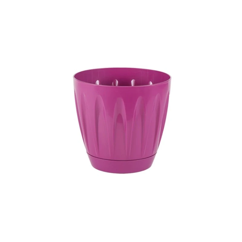 Горшок Serinova Papatya, 3 л, пластик, фиолетовый Горшок Serinova Papatya, 3 л, пластик, фиолетовый