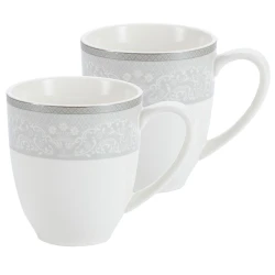 Набор кружек Gipfel Annet 42791, фарфор, белый, 300 мл