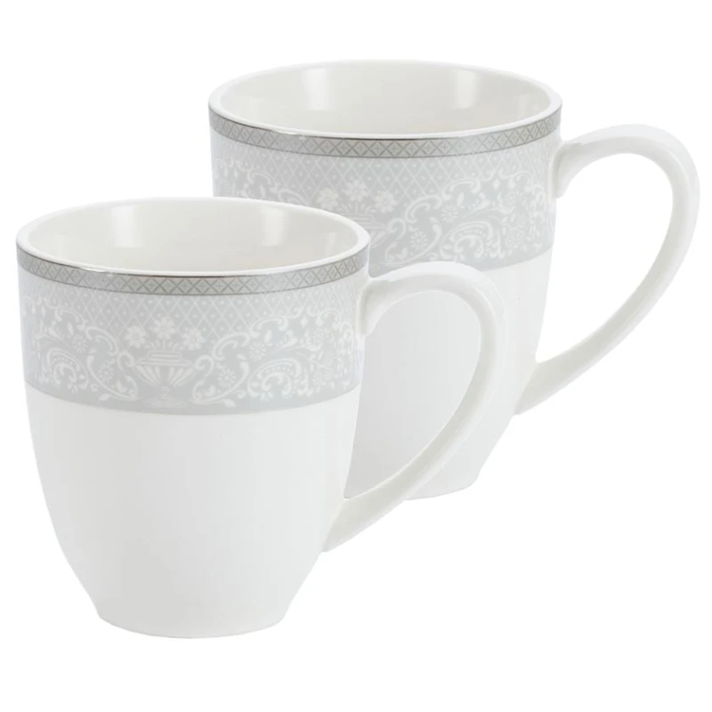 Набор кружек Gipfel Annet 42791, фарфор, белый, 300 мл Набор кружек Gipfel Annet 42791, фарфор, белый, 300 мл