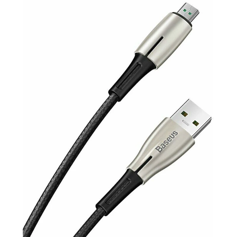 Кабель USB Baseus Втaterdrop Micro 4A 1 м Camrd-B01, Черный