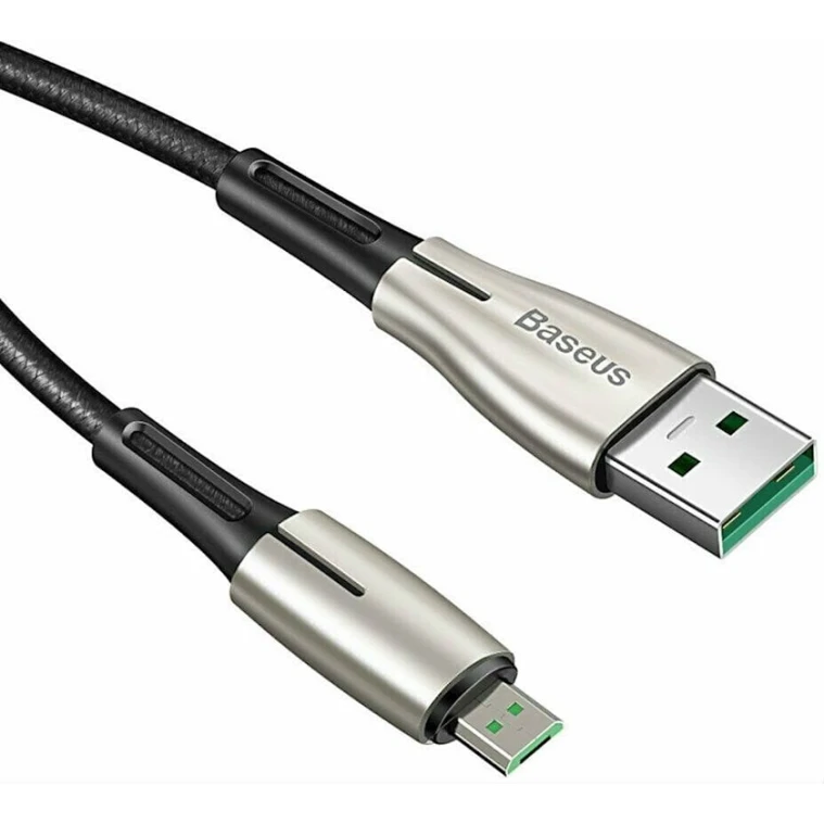 Кабель USB Baseus Втaterdrop Micro 4A 1 м Camrd-B01, Черный