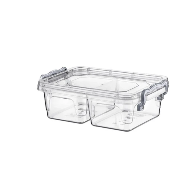 Saxlama üçün konteyner Hobby life düzbucaq, 500 ml, 16.5x11x6 sm, plastik, qapaqla, şəffaf