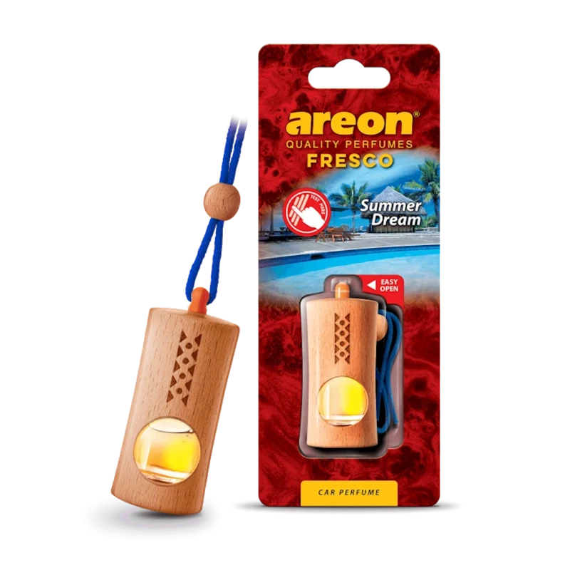Ароматизатор Areon Fresco Premiun New Summer Dream FG10, фигурка, подвесной, 4 мл