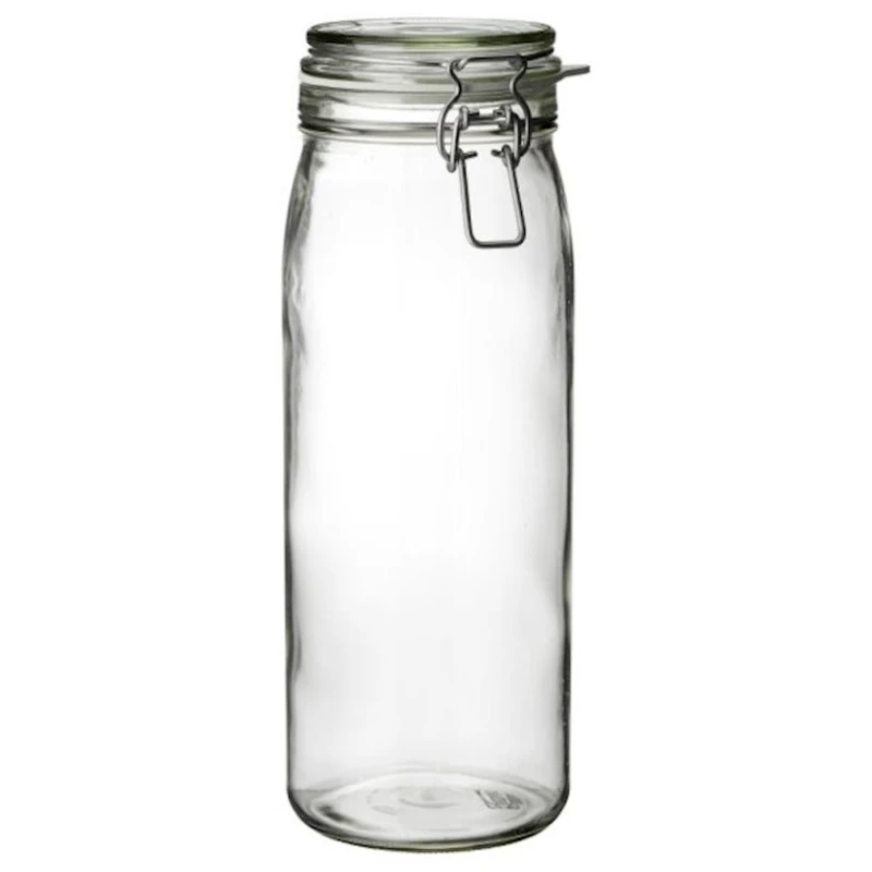 Банка для хранения IKEA Korken, 2 л, стекло, прозрачный Банка для хранения IKEA Korken, 2 л, стекло, прозрачный