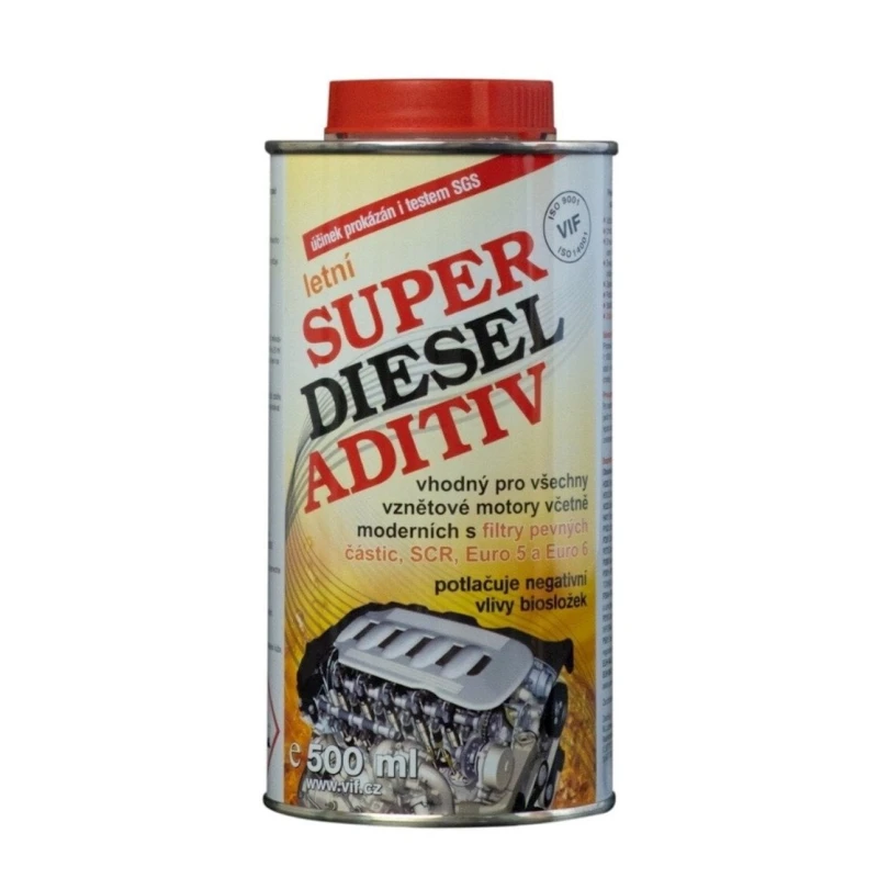 Присадка для дизеля VIF Super Diesel Aditiv, 500 мл Присадка для дизеля VIF Super Diesel Aditiv, 500 мл