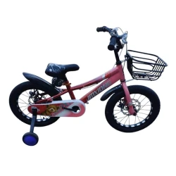 Детский велосипед vld799, черный/розовый