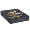 Dəst mətbəx pendir lövhəsi və bıcaq Easy Life World Of Cheese, 25.5x25.5 sm, bambuk, qara Dəst mətbəx pendir lövhəsi və bıcaq Easy Life World Of Cheese, 25.5x25.5 sm, bambuk, qara