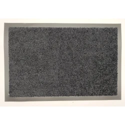Коврик придверный Twister, 40x60 см, полиамид, черный Коврик придверный Twister, 40x60 см, полиамид, черный