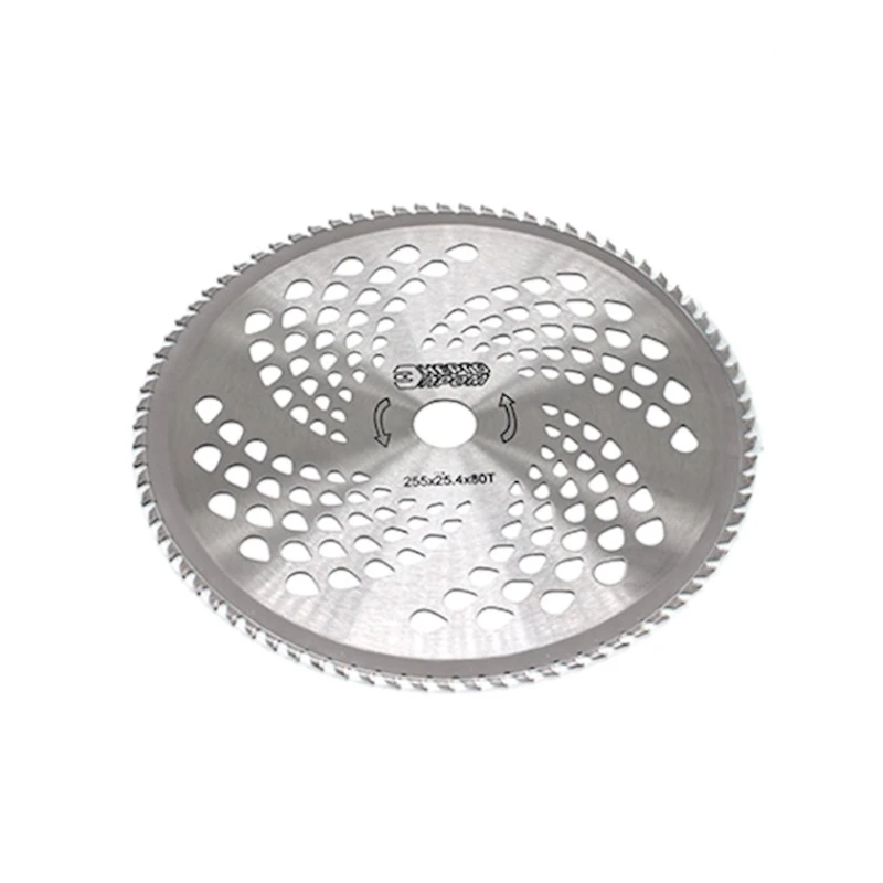 Диск для кустореза TM.23389 255x25.4 мм, 80 зубцов, серебристый Диск для кустореза TM.23389 255x25.4 мм, 80 зубцов, серебристый