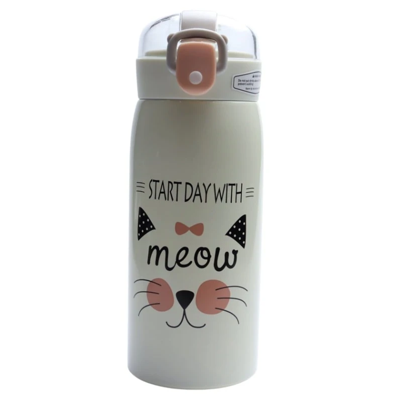 Термос H-BW-1240, 350 мл, белый