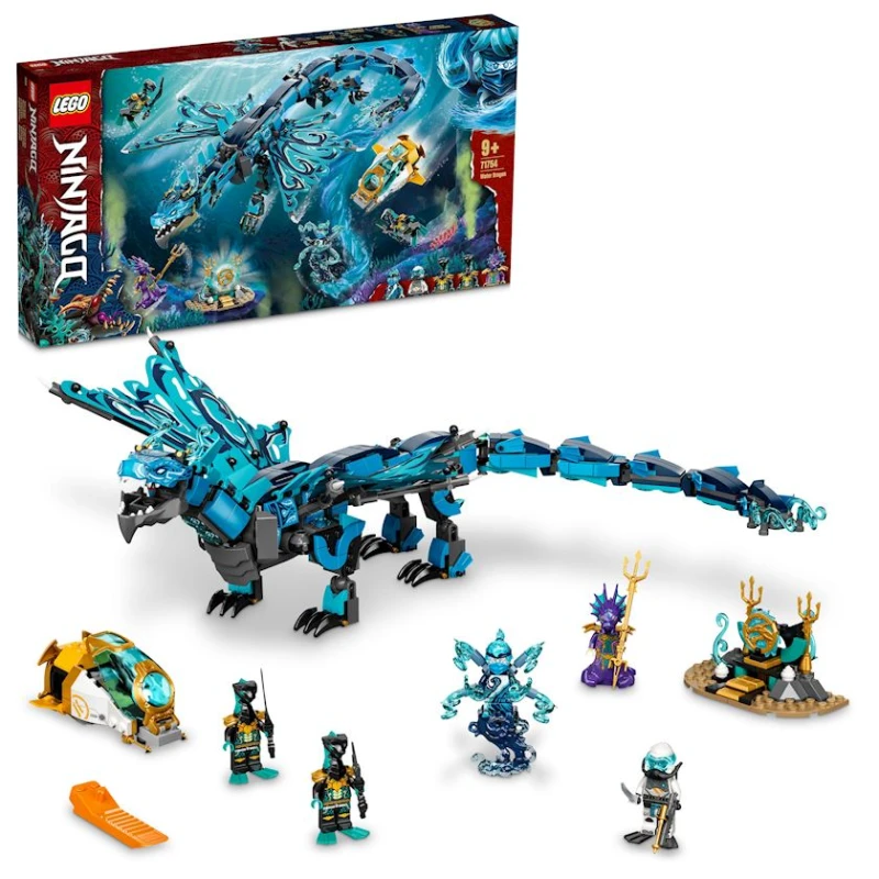 Конструктор LEGO Water Dragon 71754, 9+ лет, 737 элементов