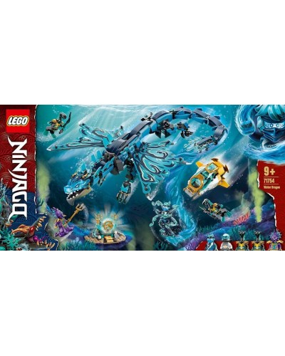 Konstruktor LEGO Water Dragon 71754, 9+ yaş, 737 hissə