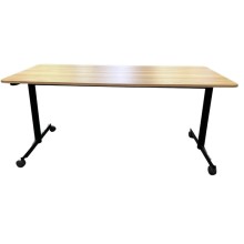 Nahar masası Transformer, 165x76x73 sm, laminat, funksional, təkərli, üst hissəsi açılıb-qatlanan - GM_3210011
