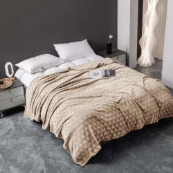 Pled Kenzo SHA-00004544, bambuk, bej, 200x230 sm