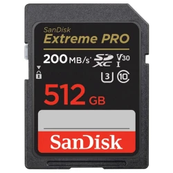 Карты памяти Sandisk Extreme Pro 512Gb Sd Card (SDSDXXD-512G-GN4IN)