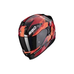 Motosikl dəbilqəsi Scorpion Exo-520 Evo Air Cover Black/Red, XL ölçü, metal