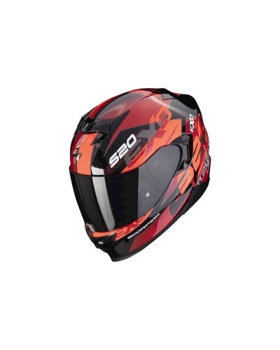 Motosikl dəbilqəsi Scorpion Exo-520 Evo Air Cover Black/Red, XL ölçü, metal