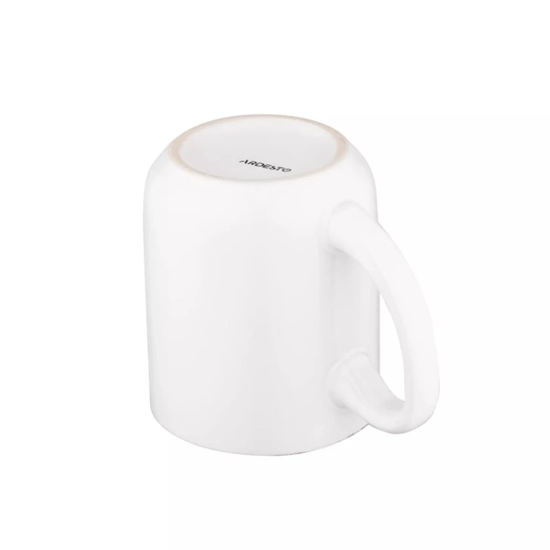 Чашка Ardesto Cat AR3055, керамика, белая/серая, 380 мл Чашка Ardesto Cat AR3055, керамика, белая/серая, 380 мл