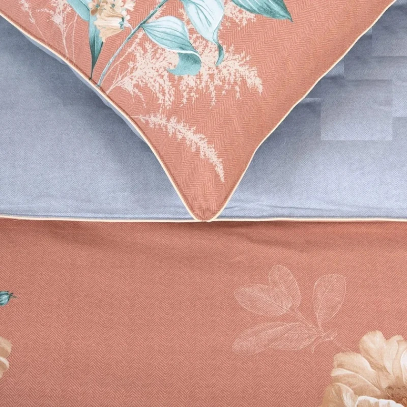 Комплект постельного белья Артпостель Августина, пододеяльник 200x220 см, простыня 220x240 см, наволочка 50x70/70x70 см, евро, велюр, оранжевый/голубой Комплект постельного белья Артпостель Августина, пододеяльник 200x220 см, простыня 220x240 см, наволочка 50x70/70x70 см, евро, велюр, оранжевый/голубой