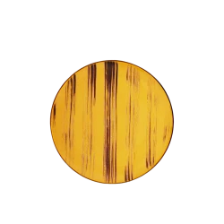 Тарелка закусочная Wilmax WL‑668413/A, круглая, 23 см, фарфор, желтая