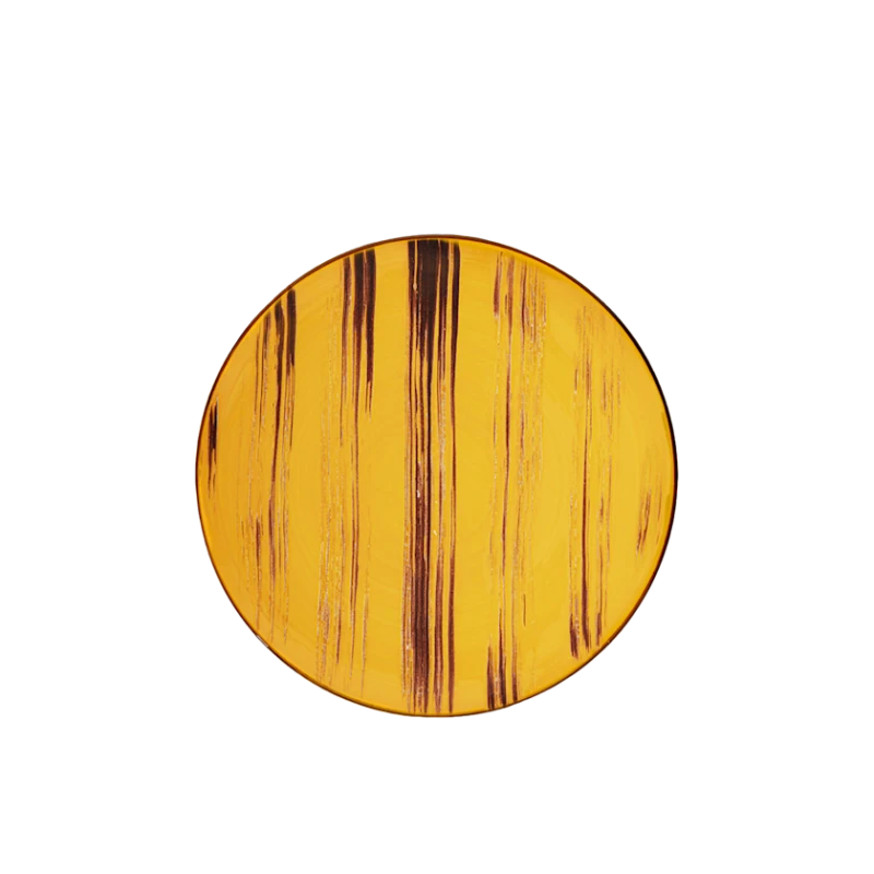 Тарелка закусочная Wilmax WL‑668413/A, круглая, 23 см, фарфор, желтая Тарелка закусочная Wilmax WL‑668413/A, круглая, 23 см, фарфор, желтая