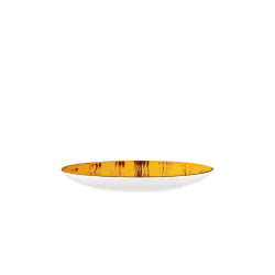 Тарелка закусочная Wilmax WL‑668413/A, круглая, 23 см, фарфор, желтая