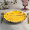 Тарелка закусочная Wilmax WL‑668413/A, круглая, 23 см, фарфор, желтая Тарелка закусочная Wilmax WL‑668413/A, круглая, 23 см, фарфор, желтая