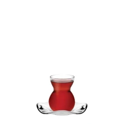 Набор чайный Pasabahce Dantel 96574, стекло, прозрачный, 12 предметов, 6 персон