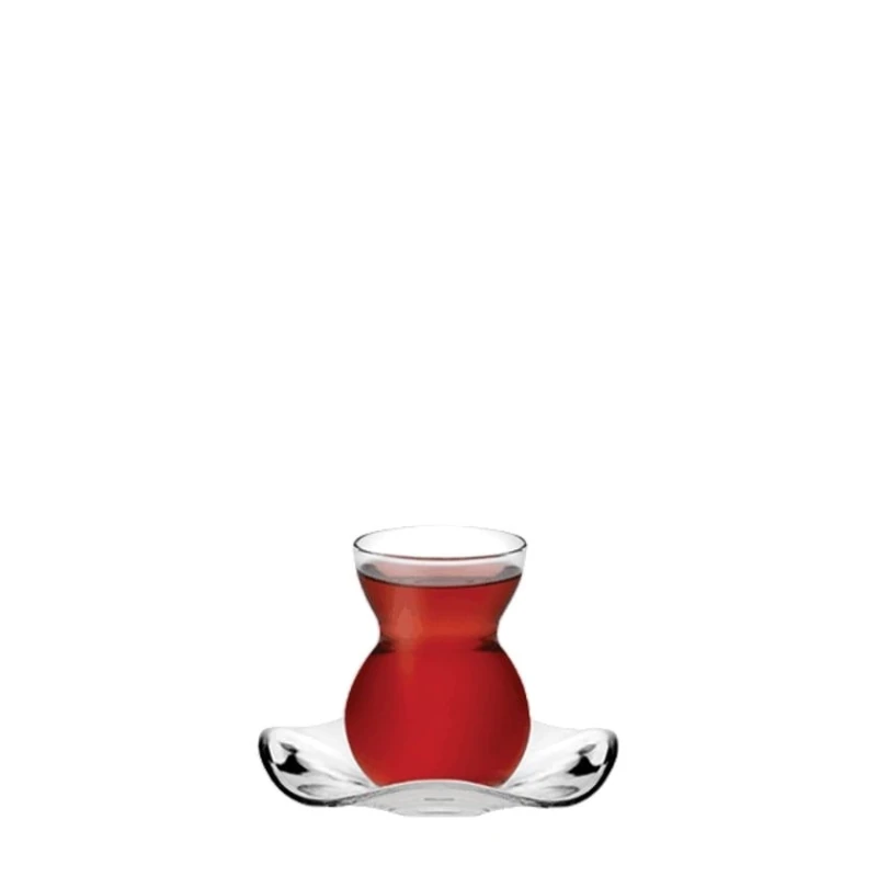 Набор чайный Pasabahce Dantel 96574, стекло, прозрачный, 12 предметов, 6 персон Набор чайный Pasabahce Dantel 96574, стекло, прозрачный, 12 предметов, 6 персон