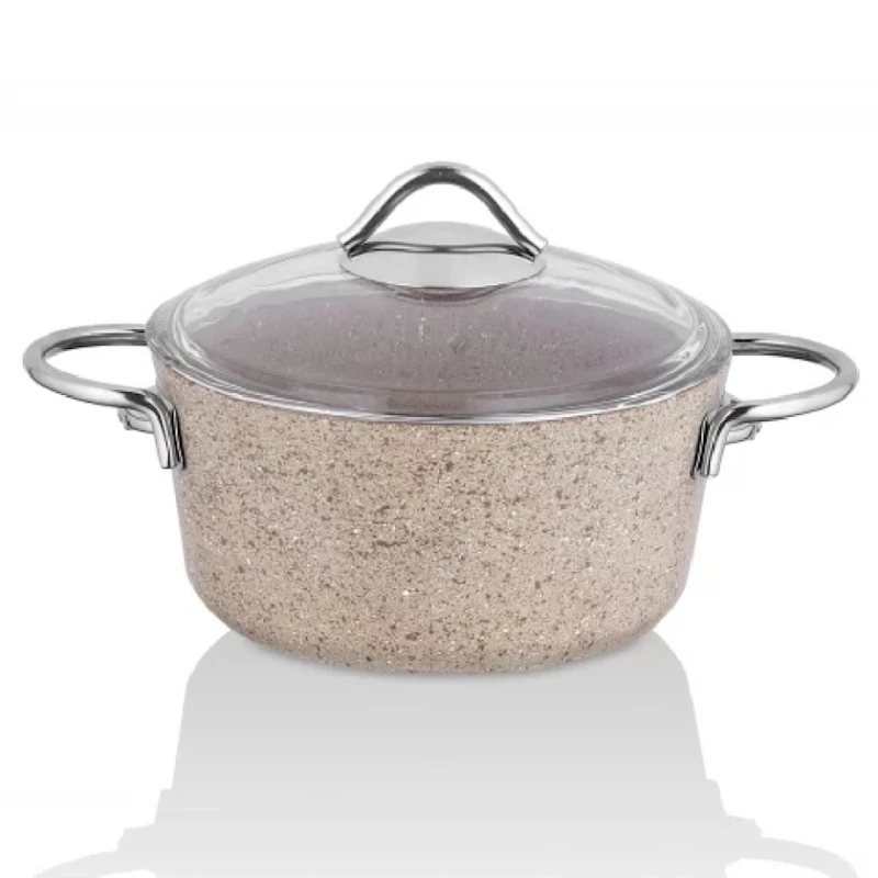 Qazan dəsti TAC Grand 4763, qranit, qapaqla, 11 parça, qəhvəyi Qazan dəsti TAC Grand 4763, qranit, qapaqla, 11 parça, qəhvəyi