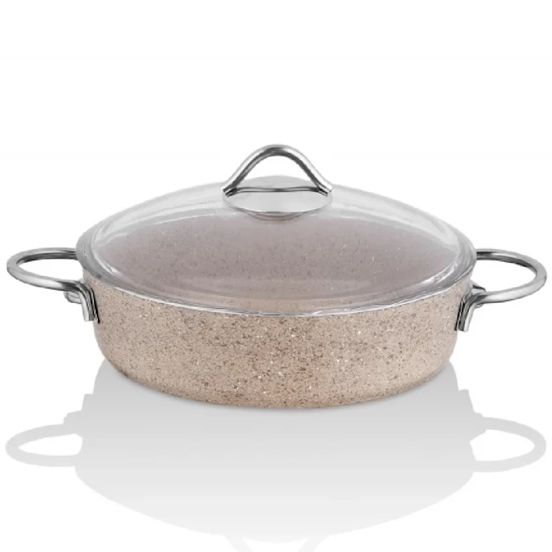 Qazan dəsti TAC Grand 4763, qranit, qapaqla, 11 parça, qəhvəyi Qazan dəsti TAC Grand 4763, qranit, qapaqla, 11 parça, qəhvəyi