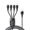 Кабель-разветвитель Yesido CA111 4in1 USB + Type-C/Lightning