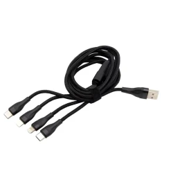 Кабель-разветвитель Yesido CA111 4in1 USB + Type-C/Lightning