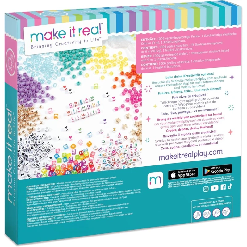 Набор для изготовления браслетов Make it Real Say Yes!, 8+ лет Набор для изготовления браслетов Make it Real Say Yes!, 8+ лет