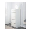 Комод IKEA Malm, ДСП, белый, 40x48.5x123 см Комод IKEA Malm, ДСП, белый, 40x48.5x123 см
