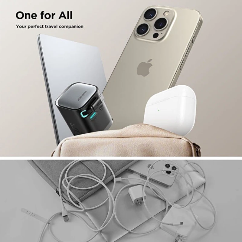 Адаптер Joyroom JR-TCL02 GaN 65 Вт Адаптер Joyroom JR-TCL02 GaN 65 Вт