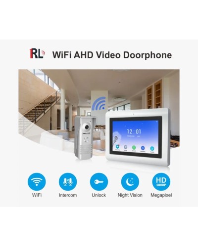İnterkom RL-T07F-TY - WIFI White Rl107Black