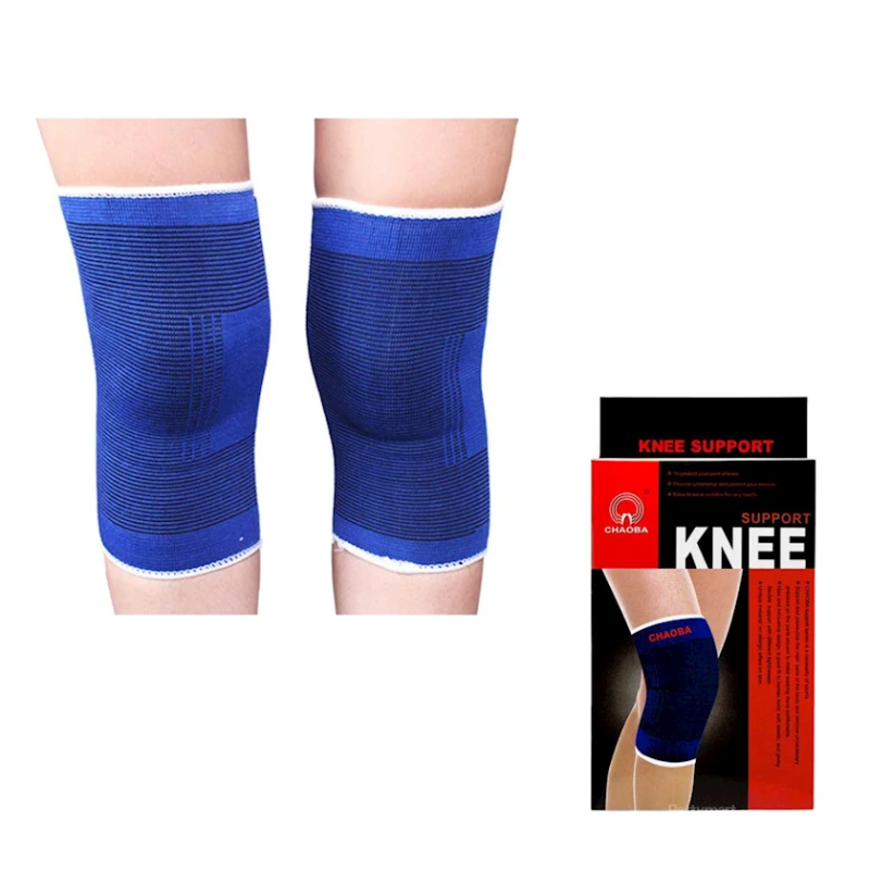 Суппорт для колена Chaoba 2024, нейлон, голубой Суппорт для колена Chaoba 2024, нейлон, голубой