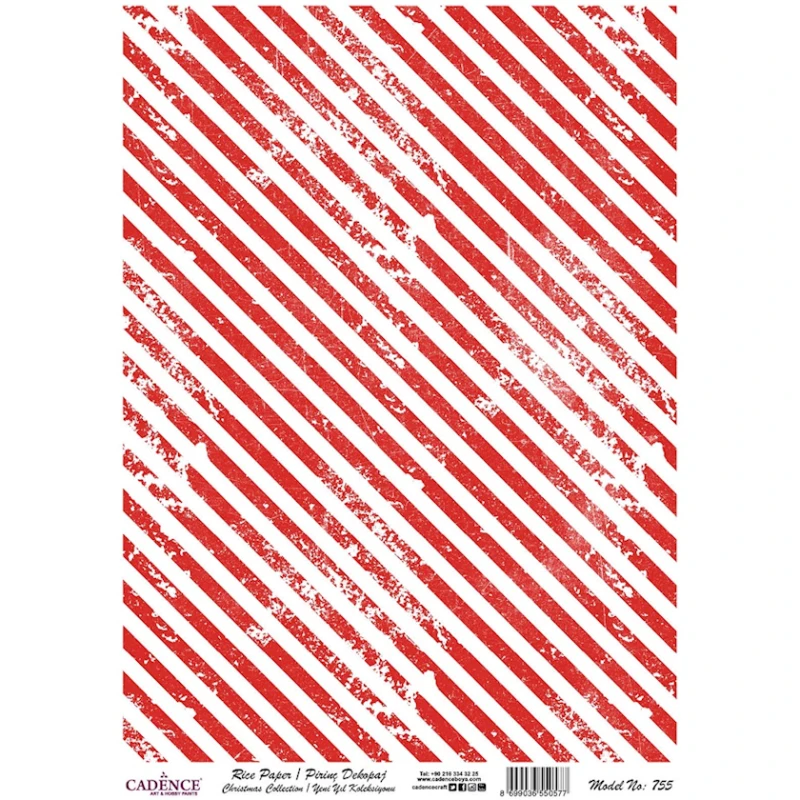 Рисовая бумага для декупажа Cadence A3,755 30x42 см Рисовая бумага для декупажа Cadence A3,755 30x42 см